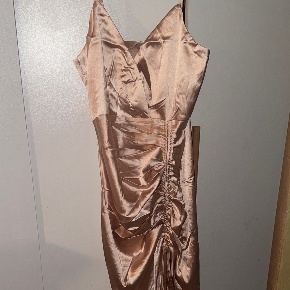 Dance & Marvel rouched midi dress